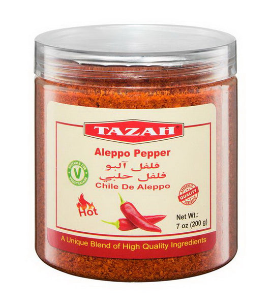 Tazah Authentic Aleppo Pepper 7 oz Jar فلفل حلبي